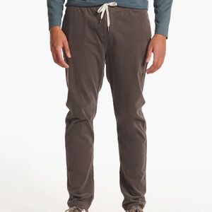 Vuori Optimist Corduroy Pants Drawstring Taupe Brown Men's Medium